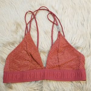Victoria Secret Pink Sparkling Bra Top NWT